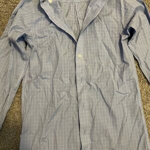 Class Club Light Blue Checkered Shirt Jacket